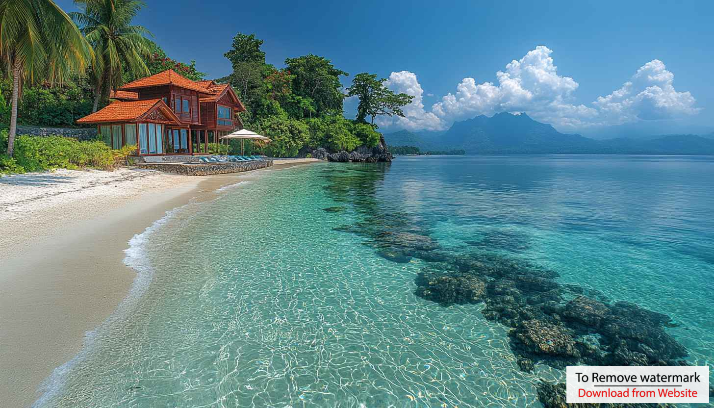 Tropical Beach Villa Resort 4K Desktop Background Free Mobile Wallpaper Tropical Beach Villa Resort 4K Desktop Background Free Mobile Wallpaper