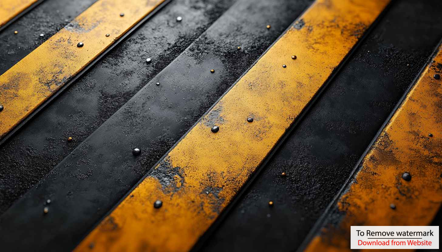 Yellow Black Striped Industrial Texture 4K Desktop Background Wallpaper