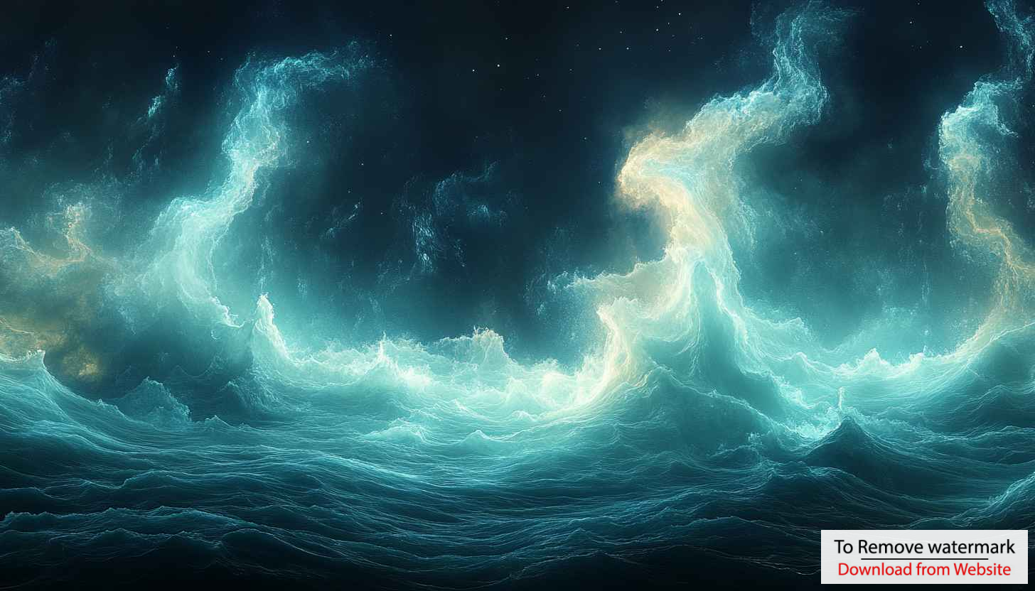 Ocean Waves Aesthetic Wallpaper, Free 4K Desktop Background, Teal Sea Ocean Waves Aesthetic Wallpaper, Free 4K Desktop Background, Teal Sea