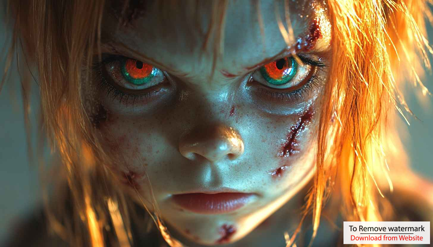 Chucky-Inspired Horror Wallpaper - Scary Doll Mobile Background