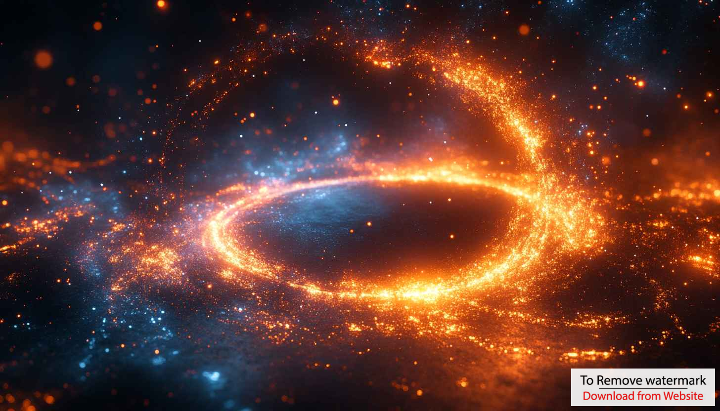 Sparkling Galaxy Ring Nebula Space Art 4K Desktop Wallpaper Sparkling Galaxy Ring Nebula Space Art 4K Desktop Wallpaper