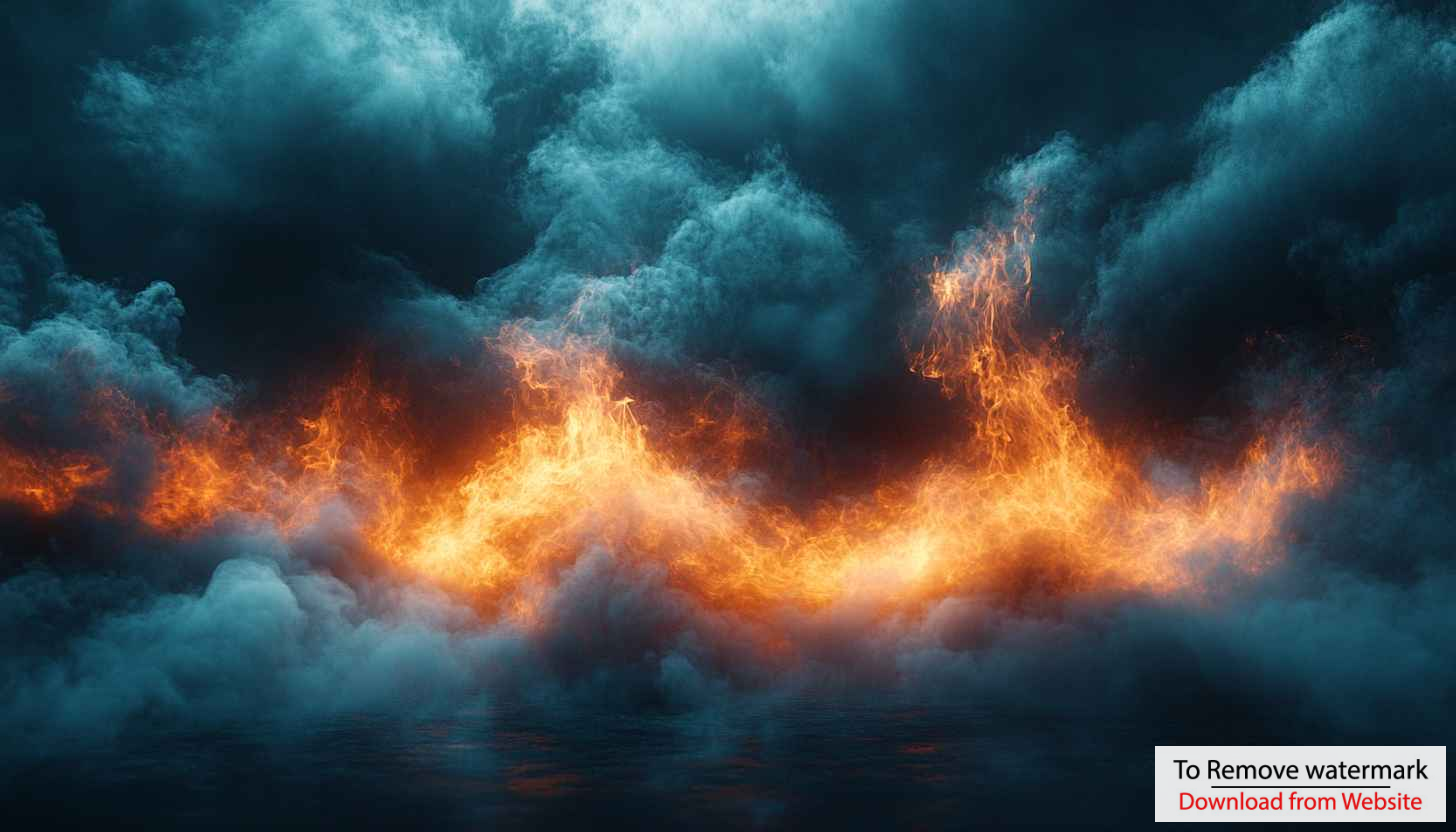 Fiery Cloudscape Mobile Wallpaper Dark Blue and Orange Aesthetic Art Fiery Cloudscape Mobile Wallpaper Dark Blue and Orange Aesthetic Art