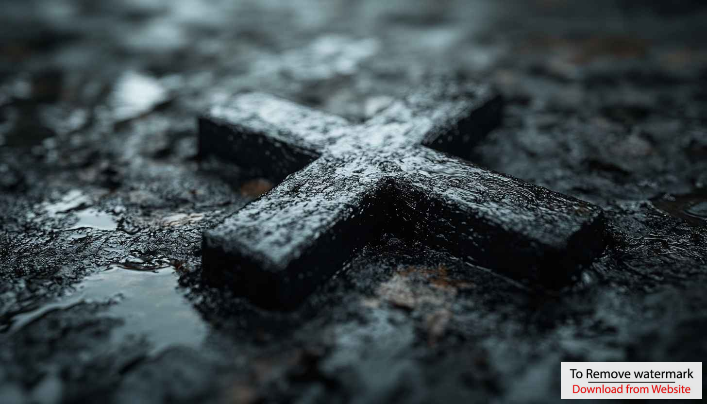 Dark Cross Mobile Wallpaper, Religious 4K Desktop Background Christian Symbol Dark Cross Mobile Wallpaper, Religious 4K Desktop Background Christian Symbol