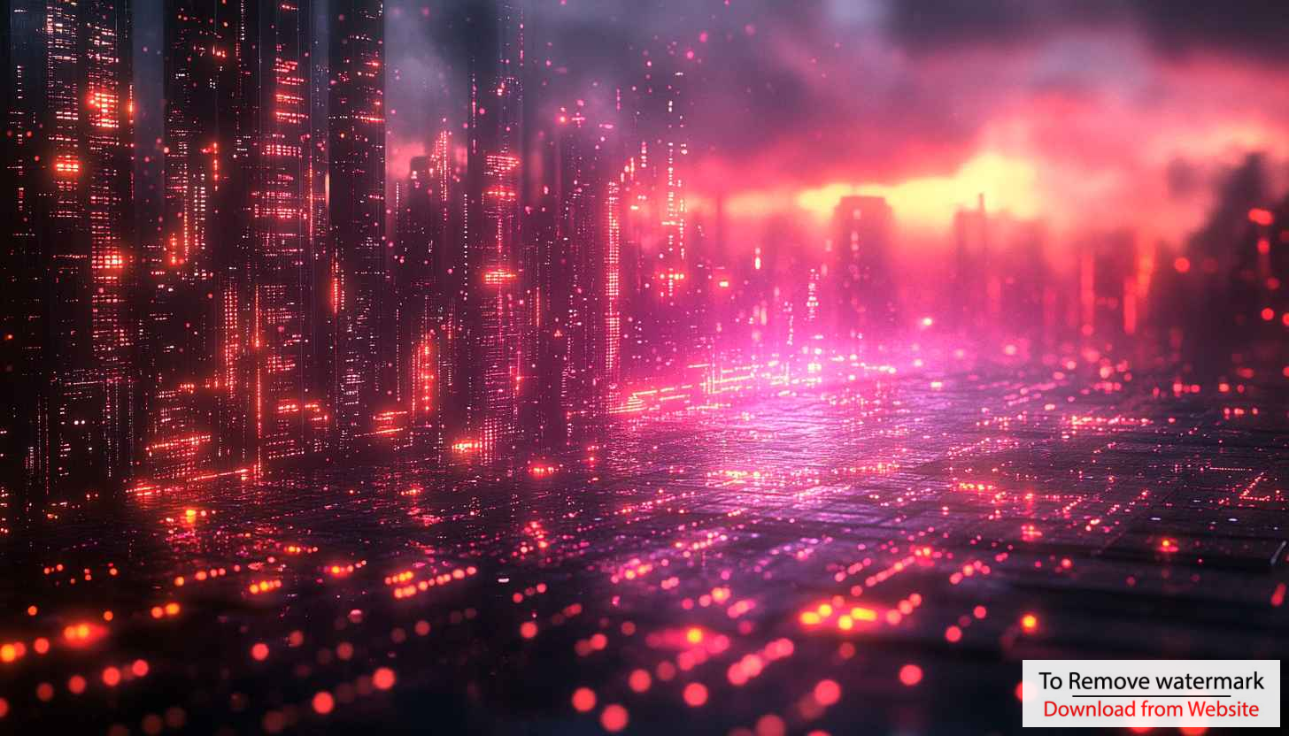 Cyberpunk City Pink Glow 4K Desktop Background Mobile Wallpaper Cyberpunk City Pink Glow 4K Desktop Background Mobile Wallpaper