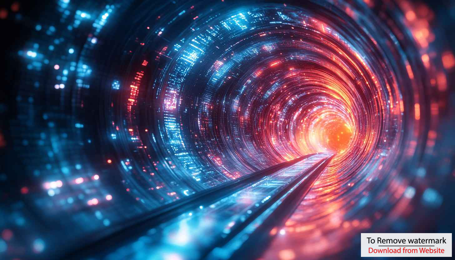 Abstract Data Tunnel 4K Desktop Background Cyberpunk Mobile Wallpaper Abstract Data Tunnel 4K Desktop Background Cyberpunk Mobile Wallpaper