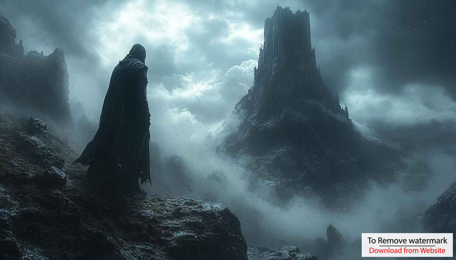 Dark Lord Tower Fortress 4K Desktop Wallpaper Free Mobile Background Dark Lord Tower Fortress 4K Desktop Wallpaper Free Mobile Background
