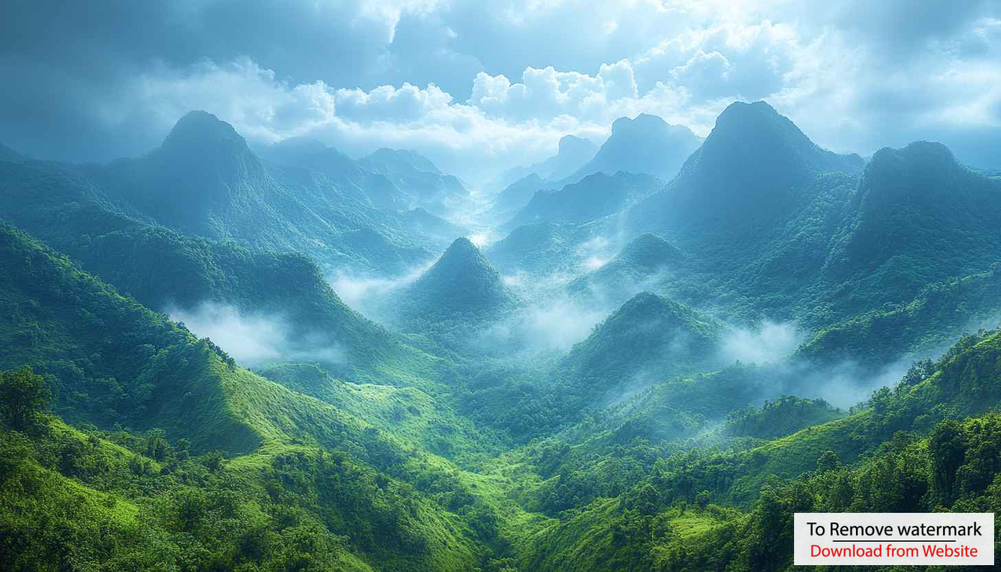 Lush Green Mountain Valley 4K Desktop Mobile Wallpaper Background Lush Green Mountain Valley 4K Desktop Mobile Wallpaper Background