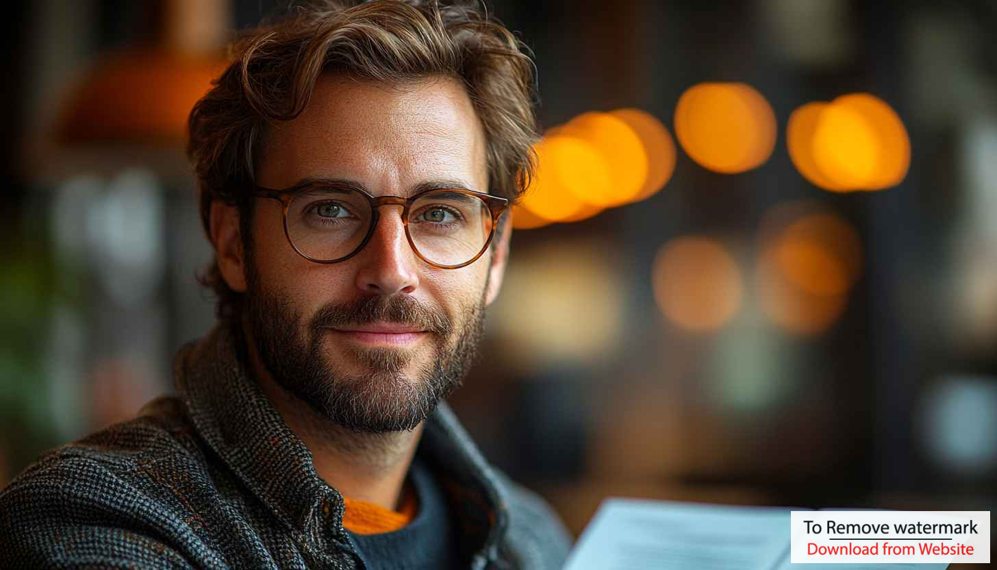 Handsome Man with Glasses Portrait Mobile Wallpaper, Free Background Handsome Man with Glasses Portrait Mobile Wallpaper, Free Background