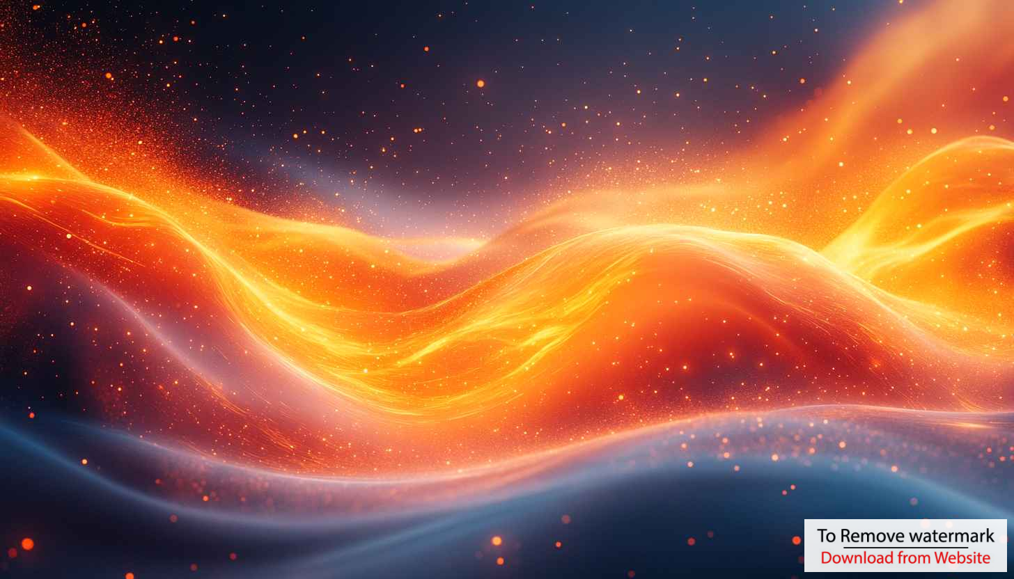Fiery Orange Flowing Energy Mobile Wallpaper, 4K Desktop Background Fiery Orange Flowing Energy Mobile Wallpaper, 4K Desktop Background