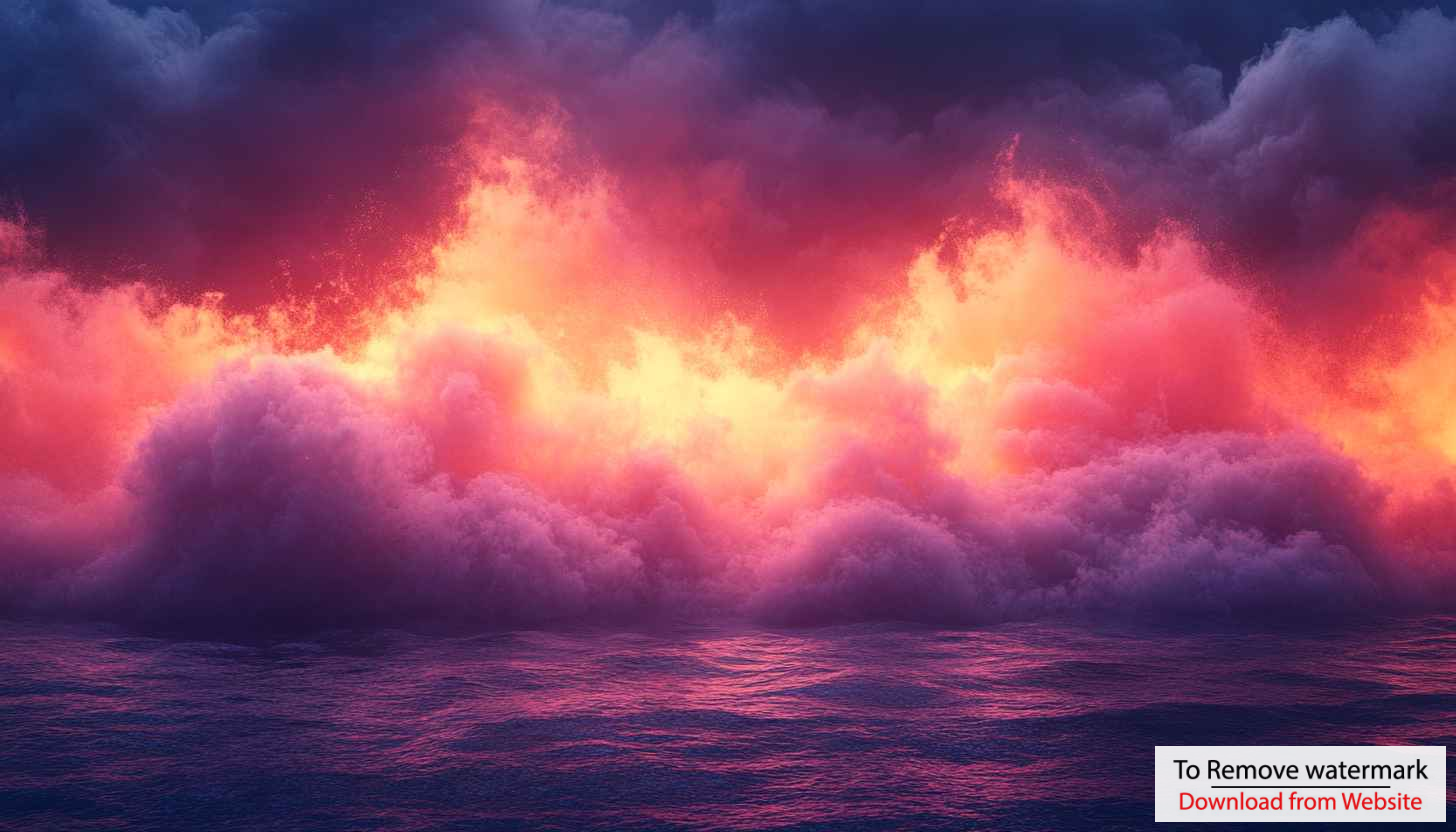 Dramatic Pink Ocean Sunset Waves 4K Desktop Mobile Wallpaper Dramatic Pink Ocean Sunset Waves 4K Desktop Mobile Wallpaper