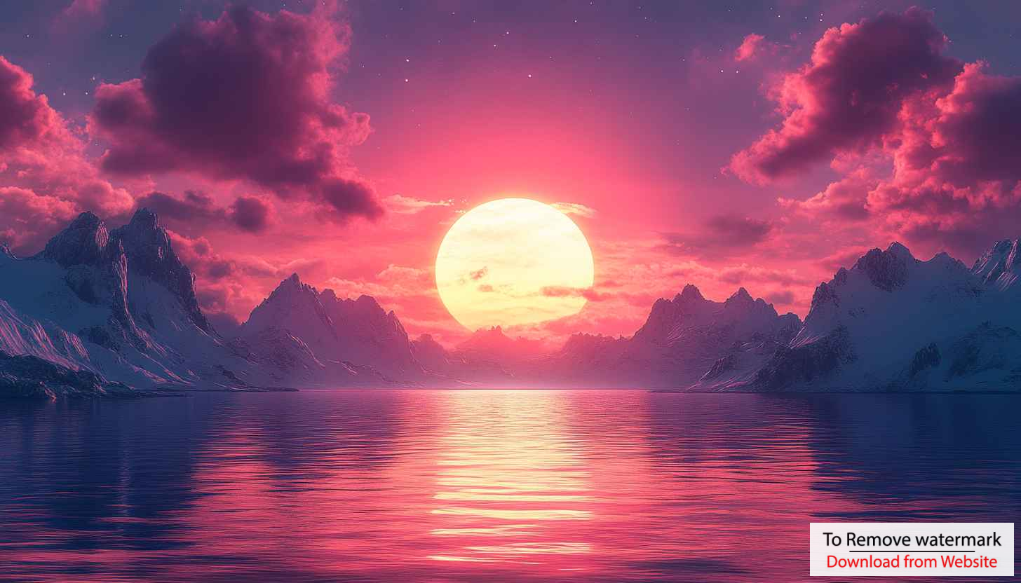 Pink Sunset Mountain Lake 4K Desktop Background Mobile Wallpaper Pink Sunset Mountain Lake 4K Desktop Background Mobile Wallpaper