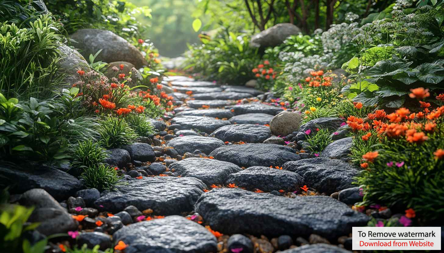 Zen Garden Path Stone Steps Mobile Wallpaper 4K Background Zen Garden Path Stone Steps Mobile Wallpaper 4K Background