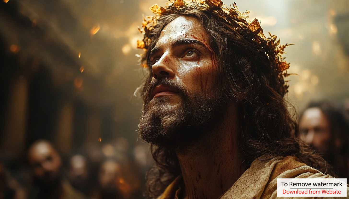 Jesus Christ Crown of Thorns Mobile Background Wallpaper Jesus Christ Crown of Thorns Mobile Background Wallpaper