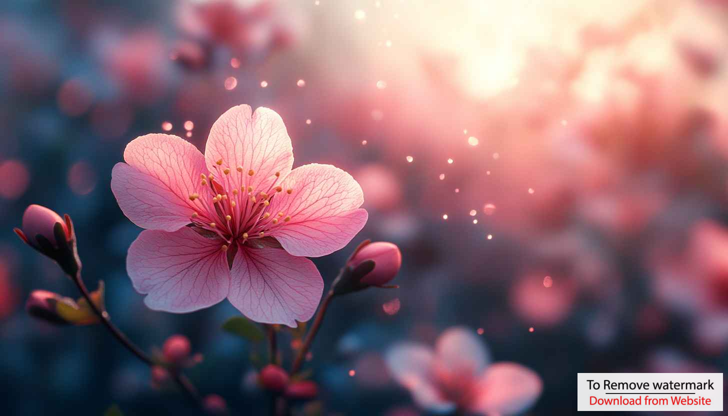 Sakura Pink Blossom 4K Wallpaper Spring Floral Desktop Background Sakura Pink Blossom 4K Wallpaper Spring Floral Desktop Background