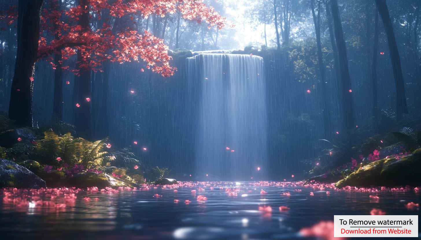 Waterfall Forest Scenery 4K Desktop Wallpaper Free Mobile Background Waterfall Forest Scenery 4K Desktop Wallpaper Free Mobile Background