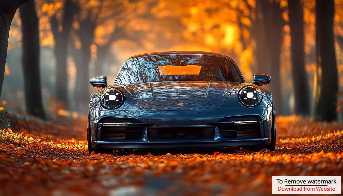 Porsche 911 Autumn Forest 4K Wallpaper for Desktop Mobile Background Porsche 911 Autumn Forest 4K Wallpaper for Desktop Mobile Background