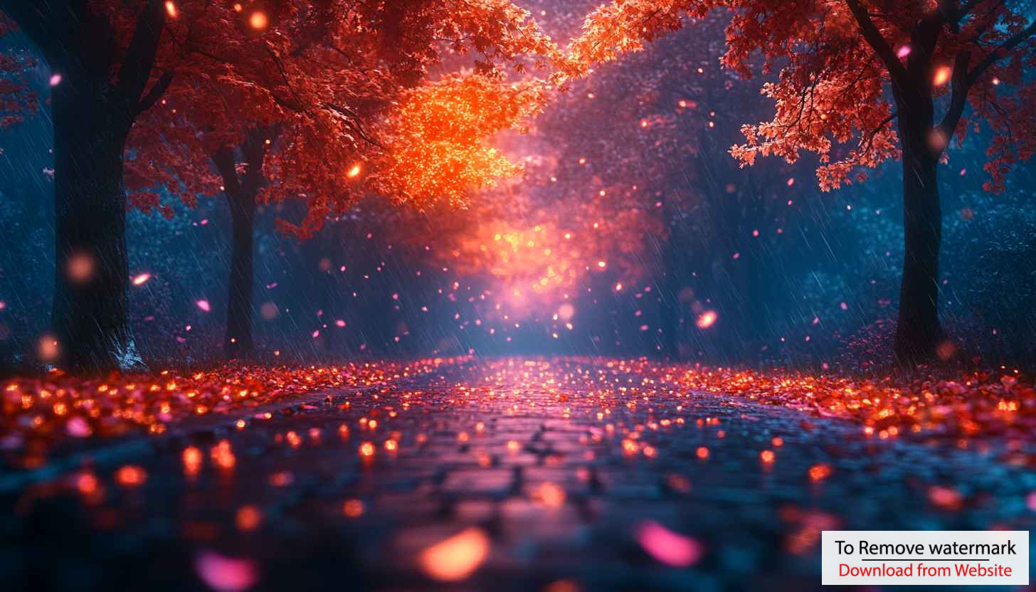 Autumn Rain Leaves 4K Desktop Wallpaper Beautiful Forest Background Autumn Rain Leaves 4K Desktop Wallpaper Beautiful Forest Background