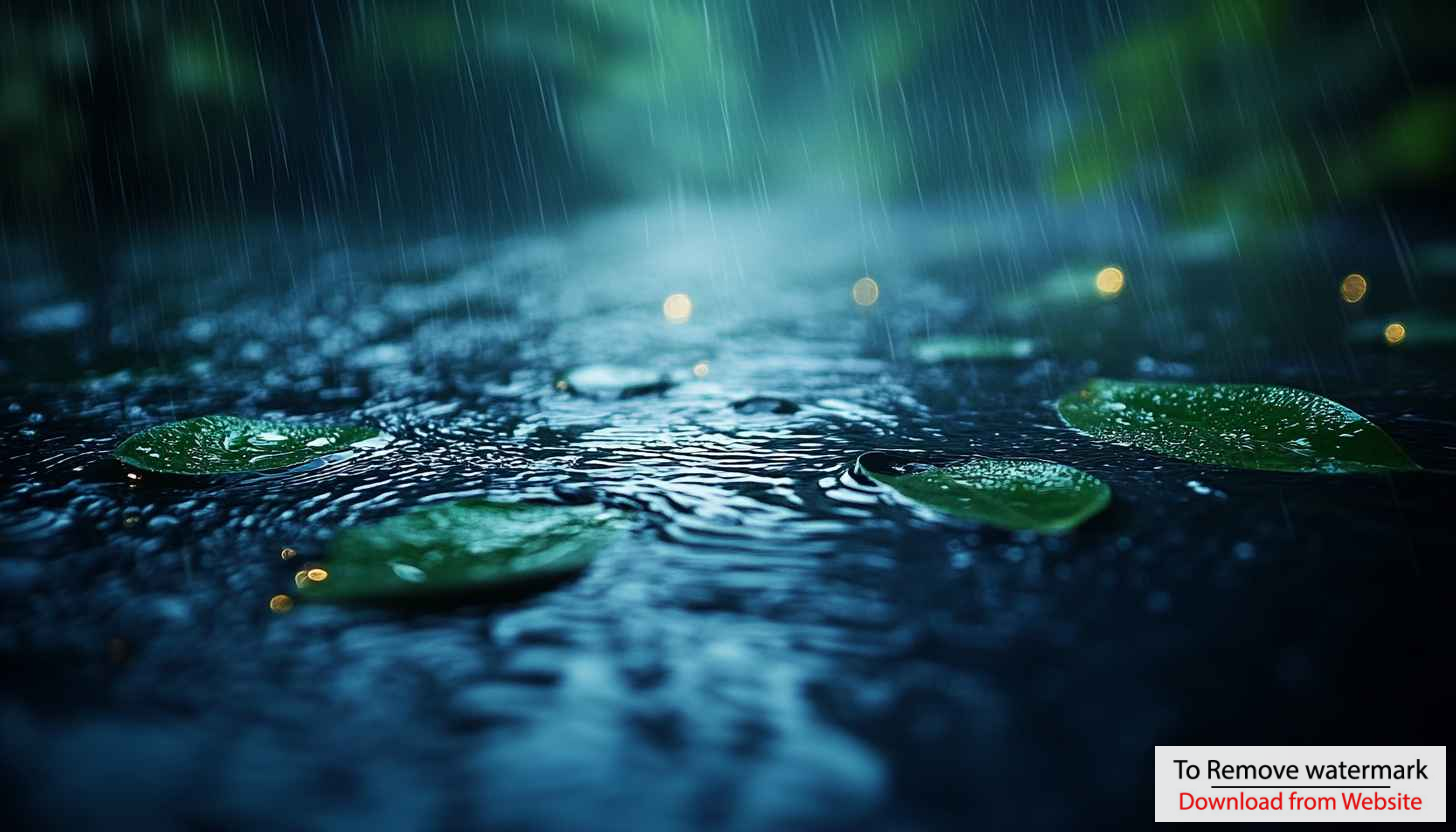 Rainy Day Green Leaves Pond 4K Desktop Mobile Wallpaper Rainy Day Green Leaves Pond 4K Desktop Mobile Wallpaper