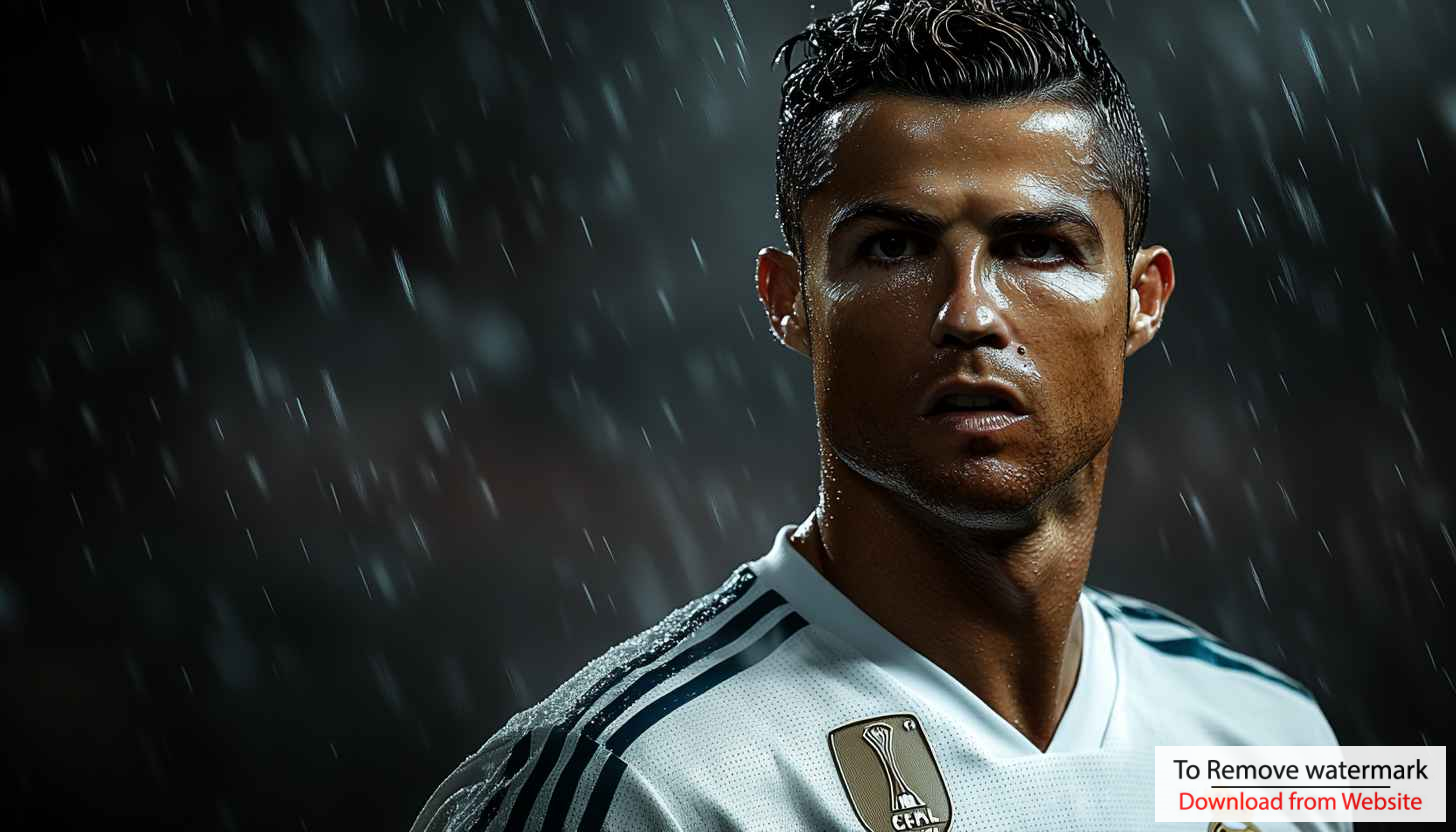Cristiano Ronaldo in Rain Mobile Wallpaper Football Background Free Cristiano Ronaldo in Rain Mobile Wallpaper Football Background Free