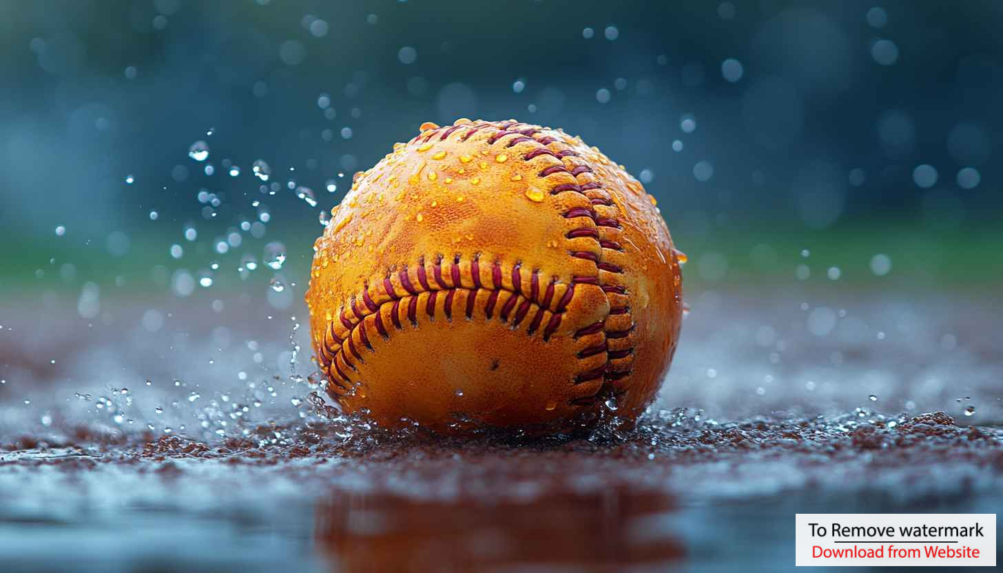 Yellow Softball Wallpaper in Rain for Mobile Background Use Yellow Softball Wallpaper in Rain for Mobile Background Use