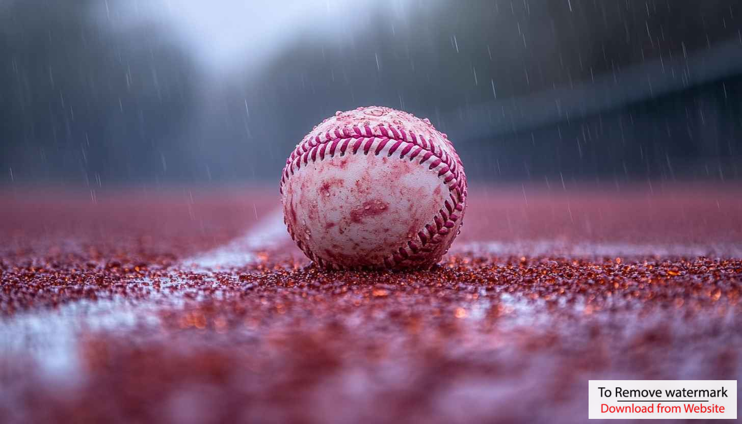 Rainy Baseball Field 4K Wallpaper - Mobile & Desktop Background Rainy Baseball Field 4K Wallpaper - Mobile & Desktop Background