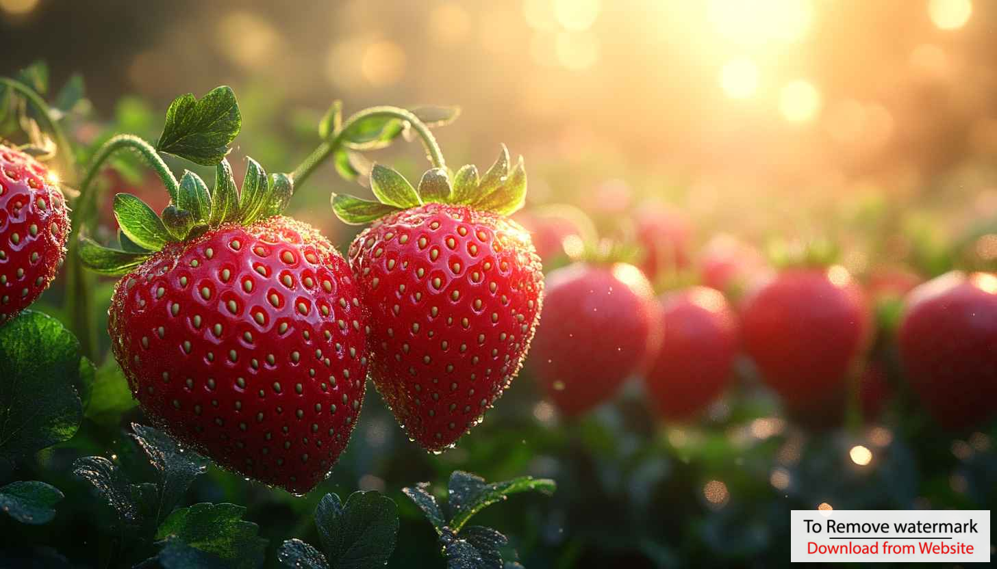 Fresh Red Strawberries wallpaper for desktop background Fresh Red Strawberries wallpaper for desktop background