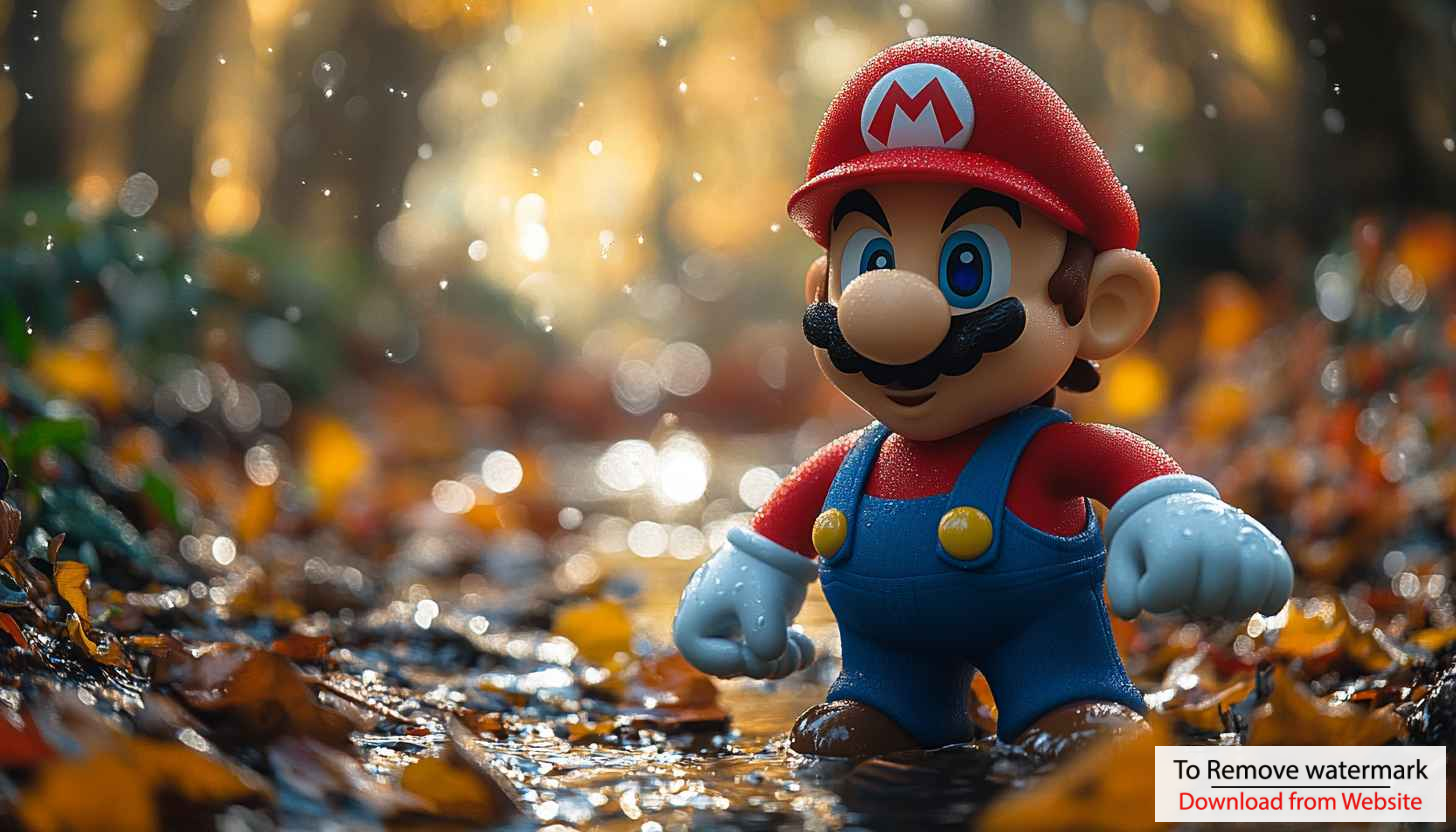 Super Mario Autumn Adventure 4K Desktop Background Free Mobile Wallpaper Super Mario Autumn Adventure 4K Desktop Background Free Mobile Wallpaper