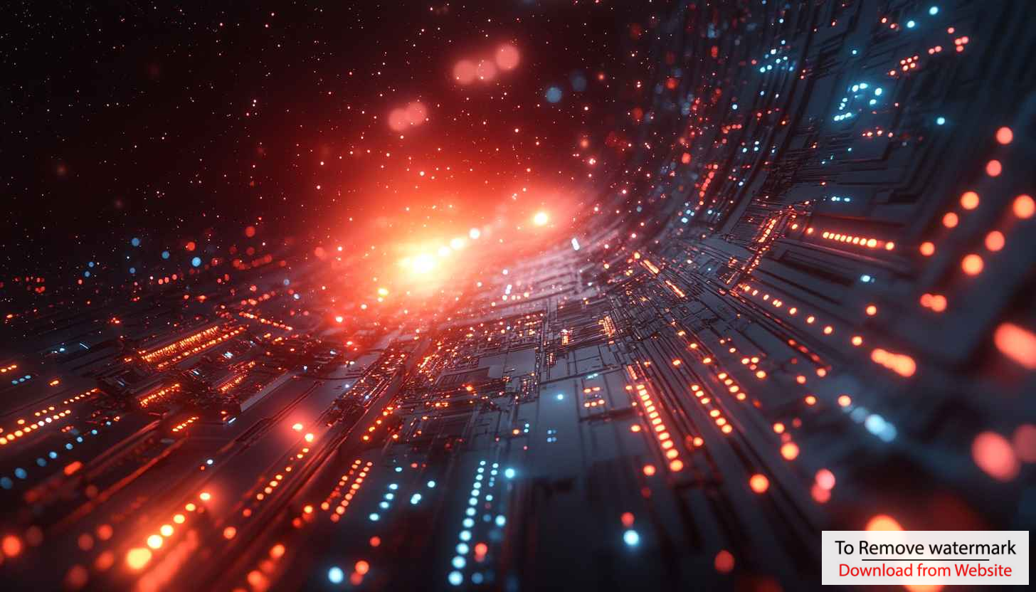 Futuristic Circuit Board 4K Wallpaper for Desktop Mobile Background