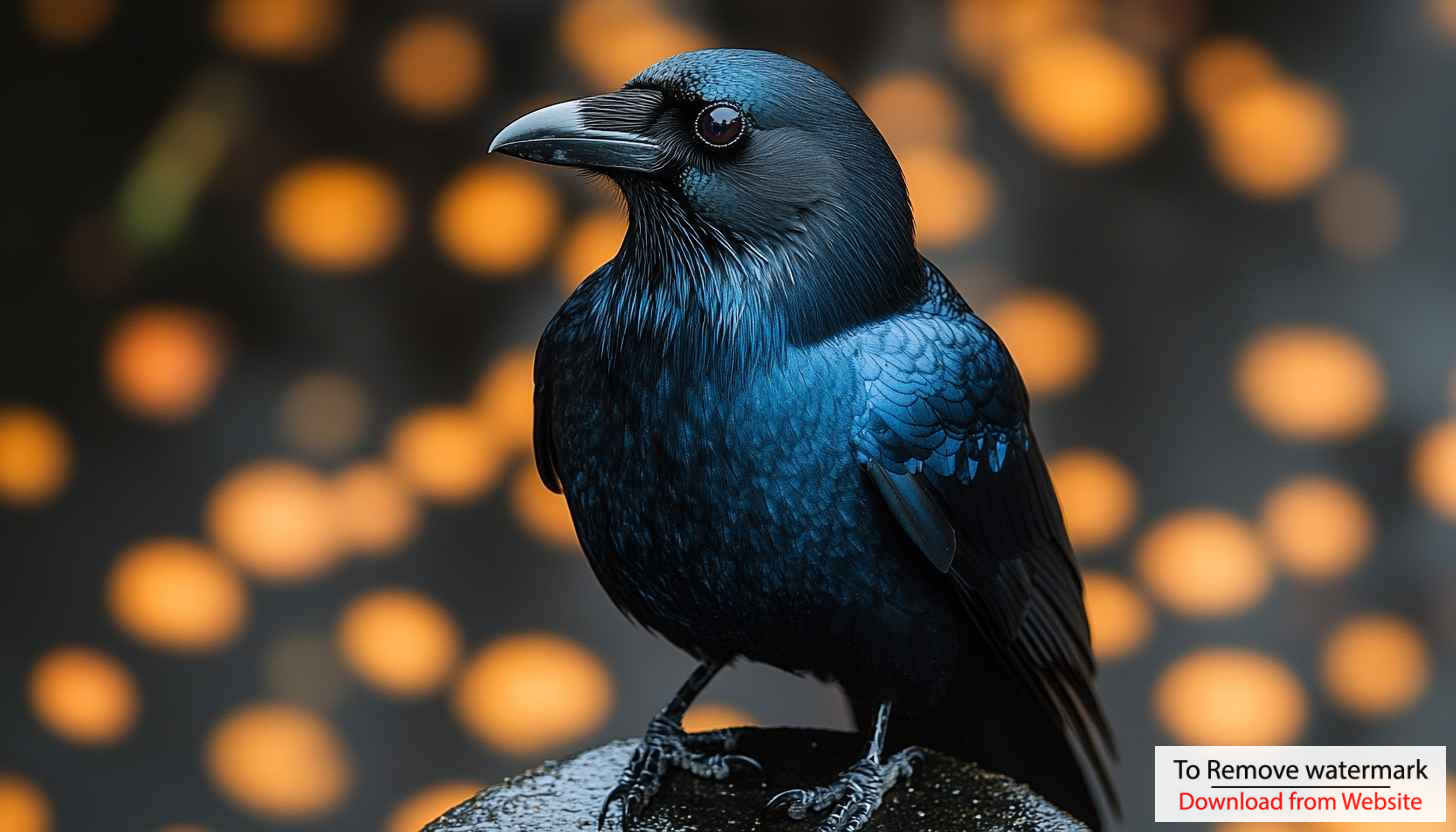 Detailed Raven Portrait Wallpaper - Dark Bird Mobile Background Detailed Raven Portrait Wallpaper - Dark Bird Mobile Background