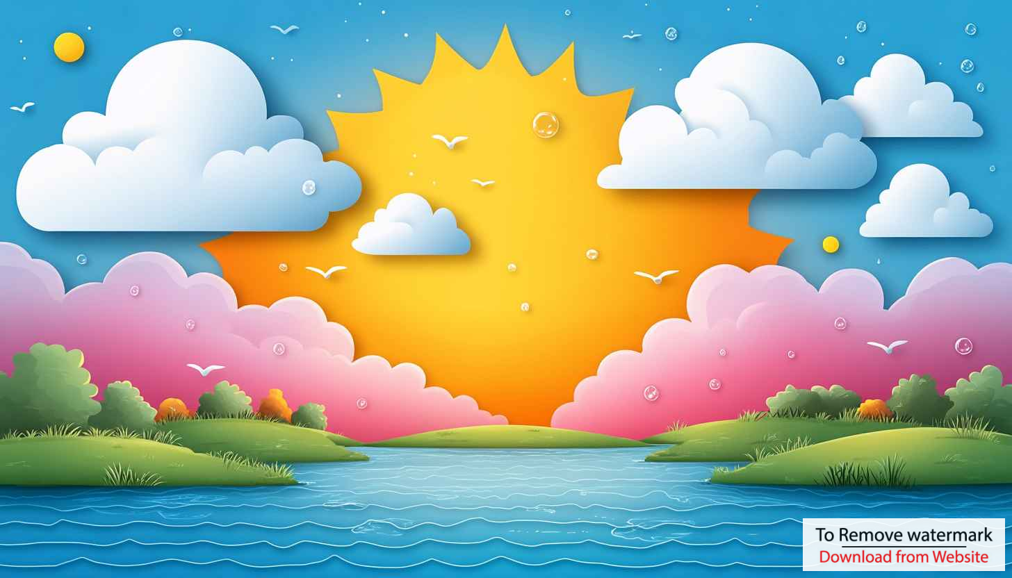 Cartoon Landscape Mobile Wallpaper, Sunny Sky Desktop Backgrounds 4K Cartoon Landscape Mobile Wallpaper, Sunny Sky Desktop Backgrounds 4K