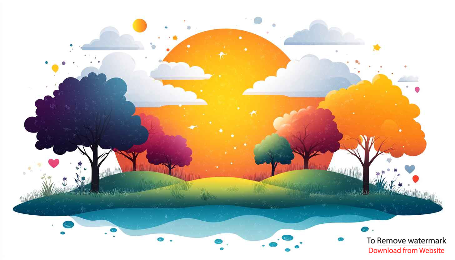 Colorful Trees Sunset Art Background Mobile Wallpaper Free Colorful Trees Sunset Art Background Mobile Wallpaper Free