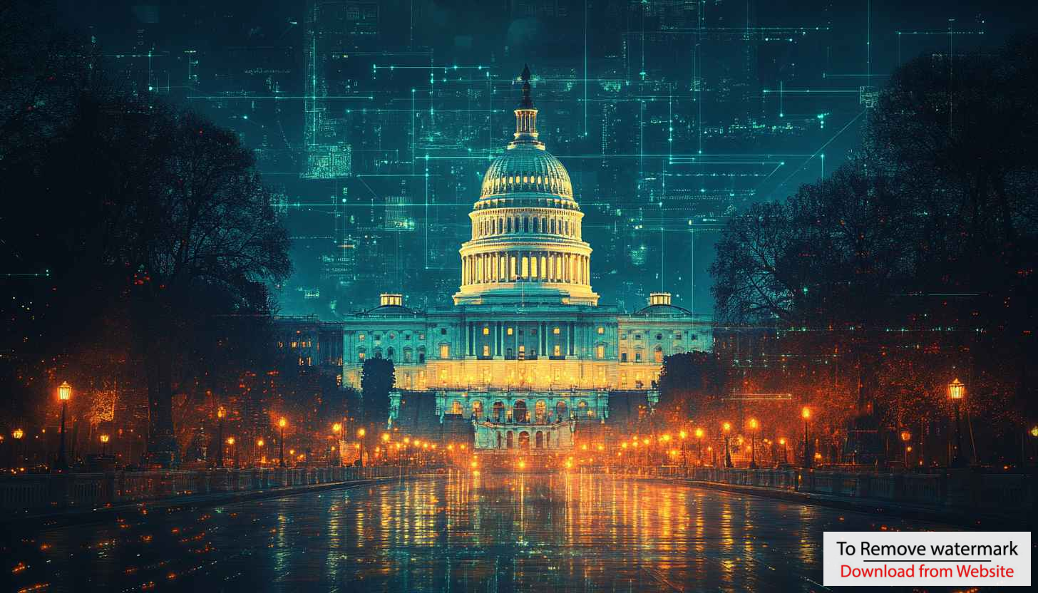 US Capitol Building at Night Digital Art 4K Desktop Wallpaper US Capitol Building at Night Digital Art 4K Desktop Wallpaper