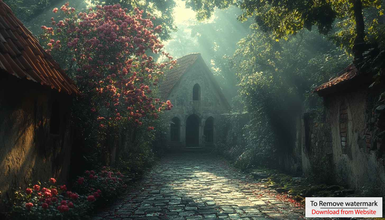 Mystical Village 4K Wallpaper, Fairytale Castle Mobile Background Mystical Village 4K Wallpaper, Fairytale Castle Mobile Background