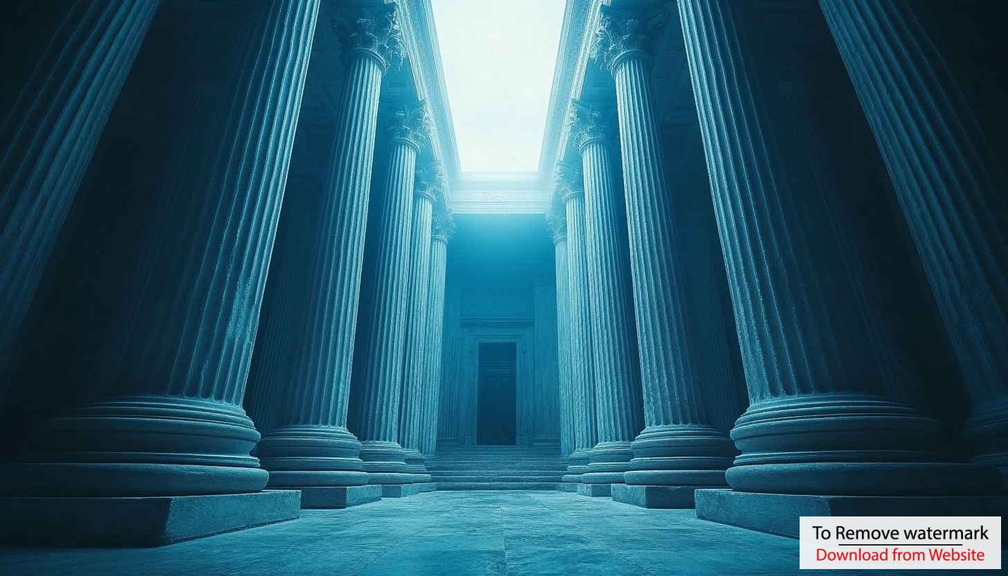 Blue Ancient Columns 4K Desktop Wallpaper Aesthetic Architecture Background Blue Ancient Columns 4K Desktop Wallpaper Aesthetic Architecture Background