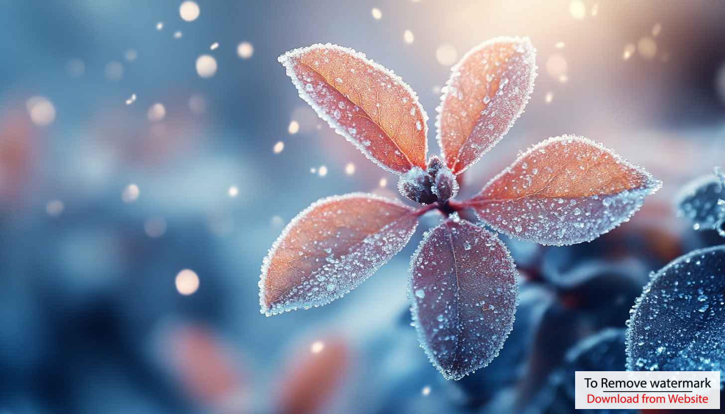 Icy Leaves Aesthetic 4K Desktop Wallpaper Winter Nature Background Icy Leaves Aesthetic 4K Desktop Wallpaper Winter Nature Background