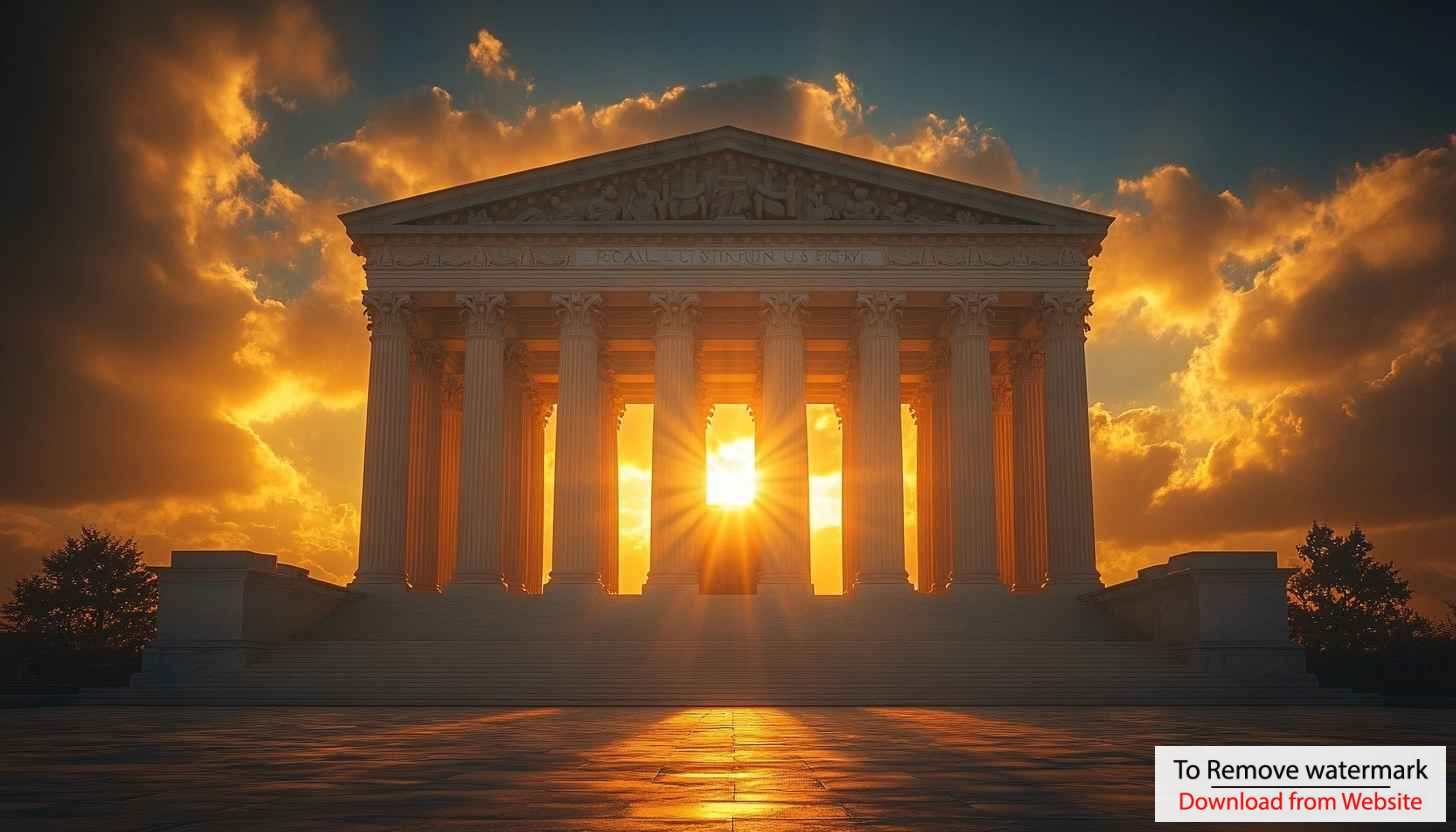 Supreme Court Sunset Wallpaper 4K Desktop Background Free Image