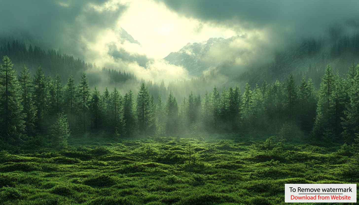 Majestic Green Forest Mountain Landscape 4K Desktop Mobile Wallpaper Majestic Green Forest Mountain Landscape 4K Desktop Mobile Wallpaper