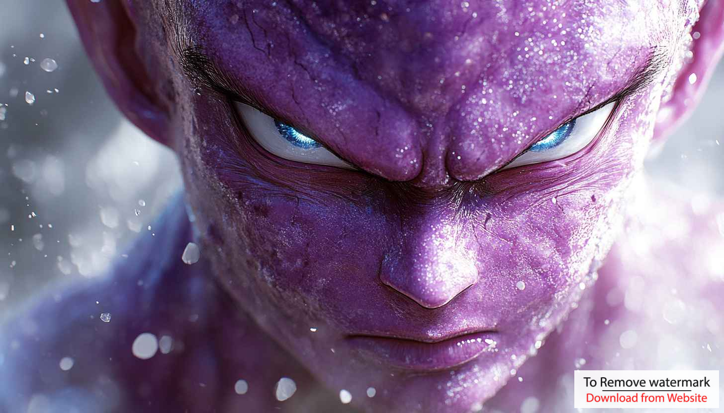 Dragon Ball Z Purple Piccolo Intense Gaze 4K Desktop Wallpaper Dragon Ball Z Purple Piccolo Intense Gaze 4K Desktop Wallpaper