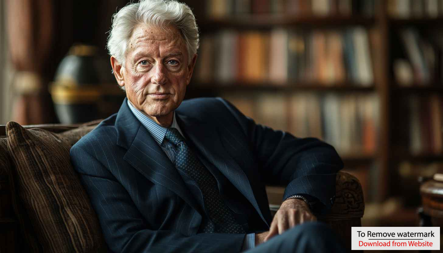 Distinguished Silver Haired Man Portrait in Library 4K Desktop Wallpaper Distinguished Silver Haired Man Portrait in Library 4K Desktop Wallpaper