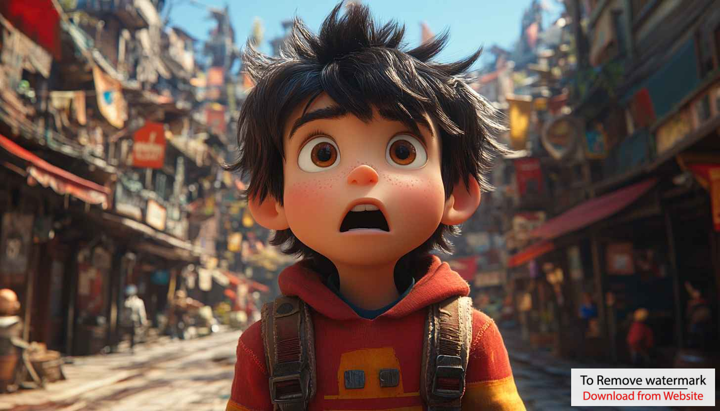 Animated Boy Shocked Face 4K Desktop Background Mobile Wallpaper Animated Boy Shocked Face 4K Desktop Background Mobile Wallpaper