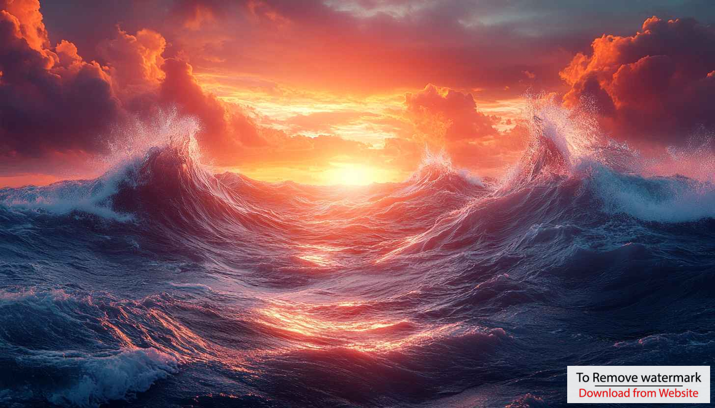 Ocean Waves Sunset Wallpaper Free 4K Desktop Background Mobile Wallpaper Ocean Waves Sunset Wallpaper Free 4K Desktop Background Mobile Wallpaper