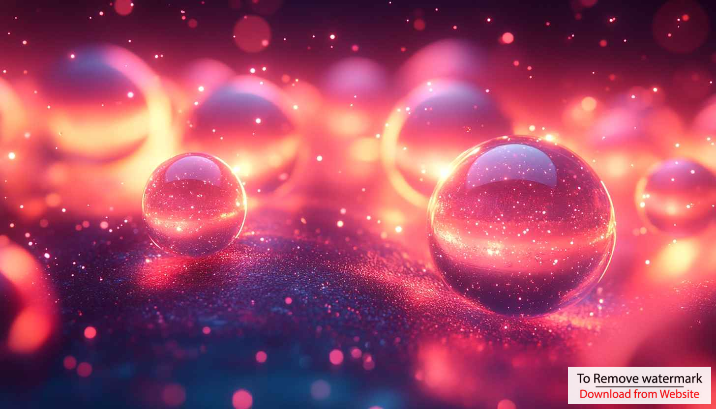 Dreamy Spheres 4K Desktop Background, Mobile Wallpaper, Glowing Orbs Dreamy Spheres 4K Desktop Background, Mobile Wallpaper, Glowing Orbs
