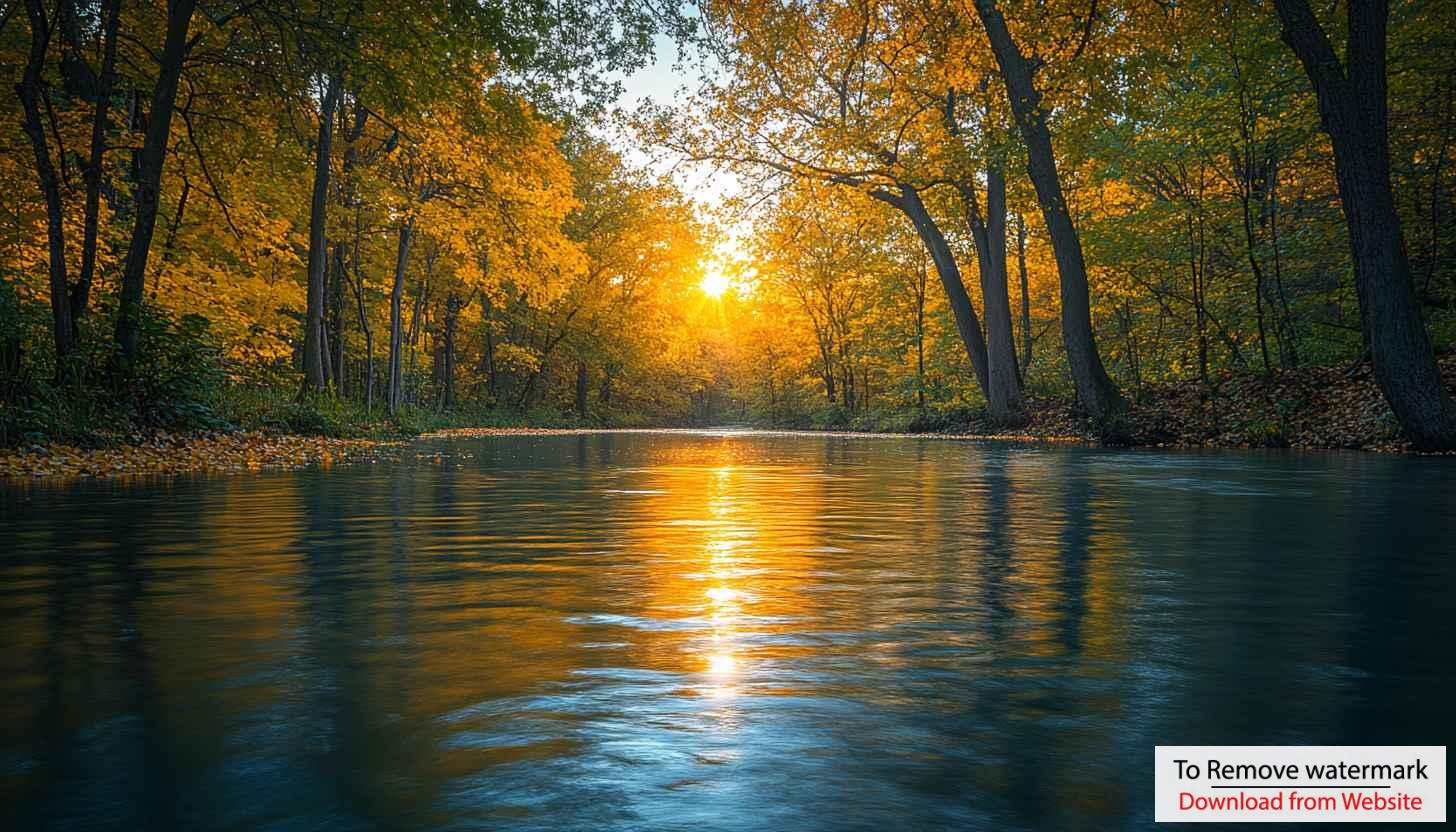 Autumn River 4K Desktop Background, Free Nature Mobile Wallpaper Autumn River 4K Desktop Background, Free Nature Mobile Wallpaper