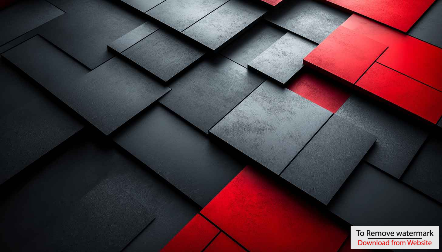 Abstract Red Black Geometric Cubes 4K Desktop Mobile Wallpaper Abstract Red Black Geometric Cubes 4K Desktop Mobile Wallpaper