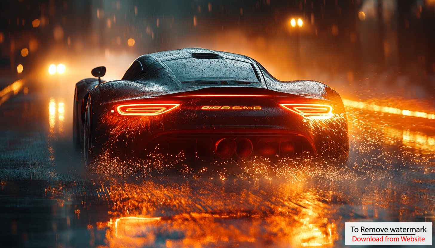 Sleek Car Glowing Rear Lights 4K Desktop Automotive Wallpaper Sleek Car Glowing Rear Lights 4K Desktop Automotive Wallpaper