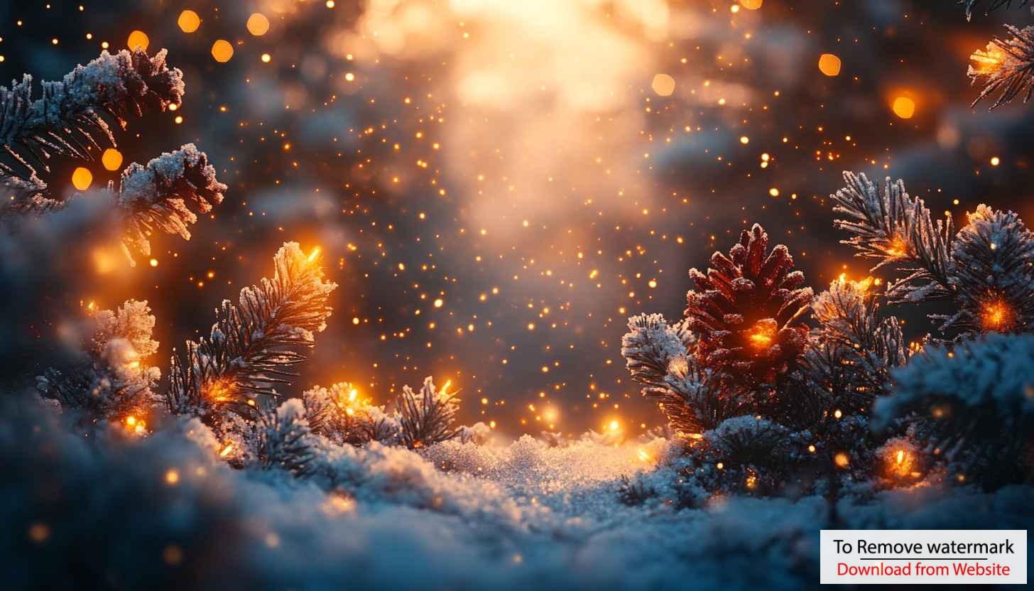 Winter Holiday Pine Tree Bokeh Lights 4K Desktop Wallpaper Winter Holiday Pine Tree Bokeh Lights 4K Desktop Wallpaper