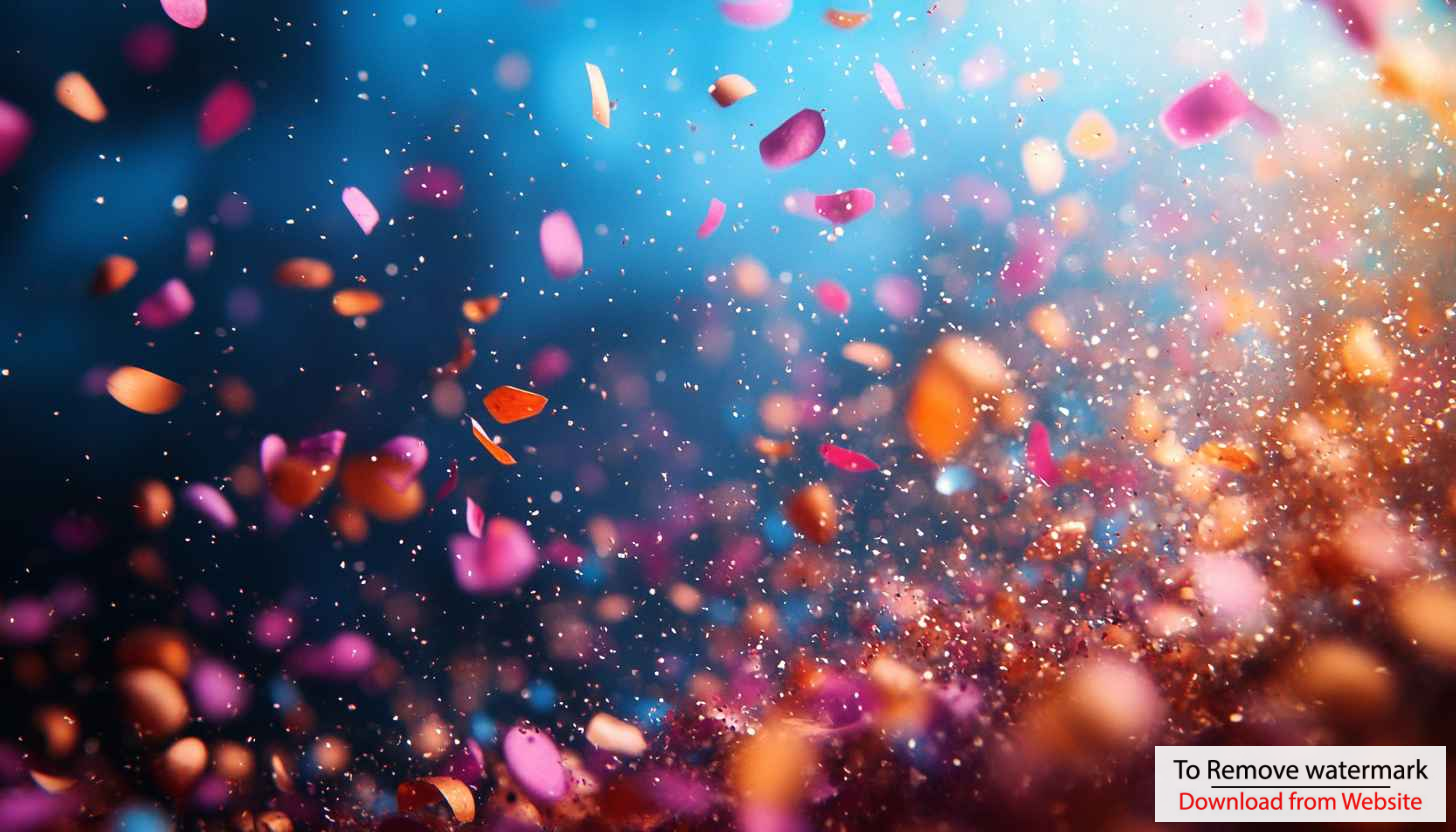 Colorful Confetti Falling Festive Party Mobile Wallpaper Background 4K Colorful Confetti Falling Festive Party Mobile Wallpaper Background 4K