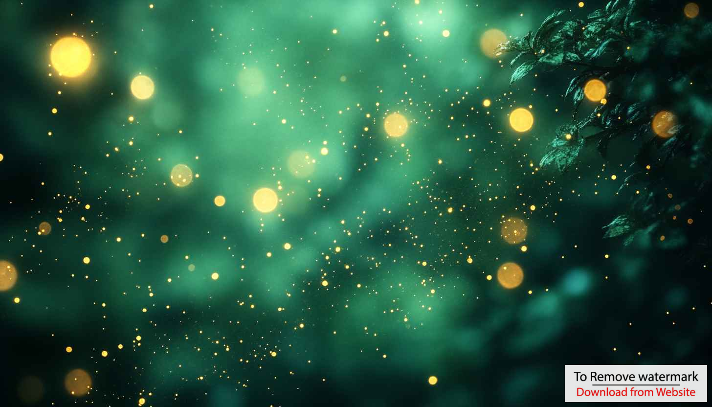 Emerald Green Sparkle Wallpaper 4K, Magical Bokeh Lights Background Emerald Green Sparkle Wallpaper 4K, Magical Bokeh Lights Background