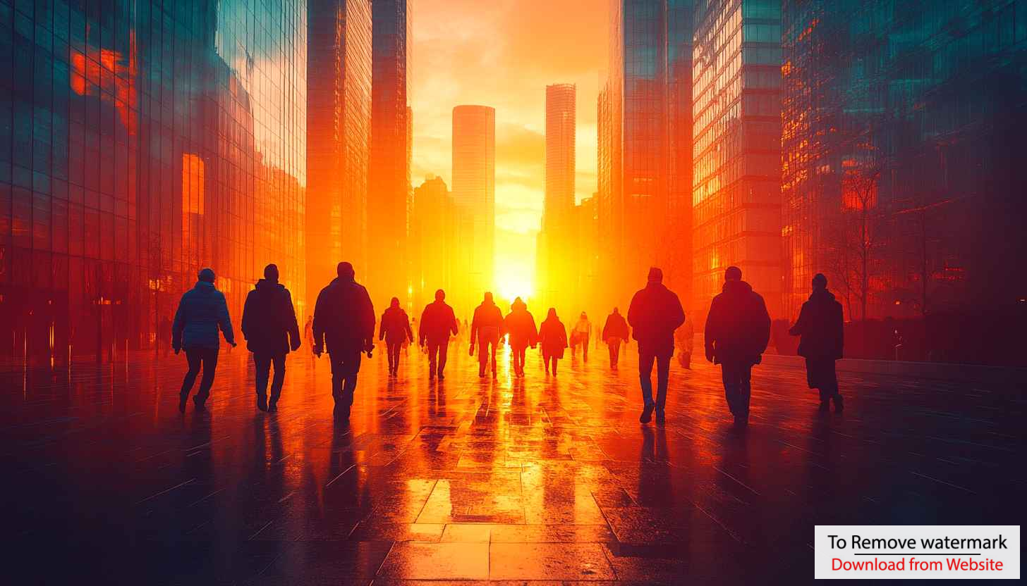 Cityscape People Silhouette Sunset 4K Desktop Mobile Wallpaper Cityscape People Silhouette Sunset 4K Desktop Mobile Wallpaper