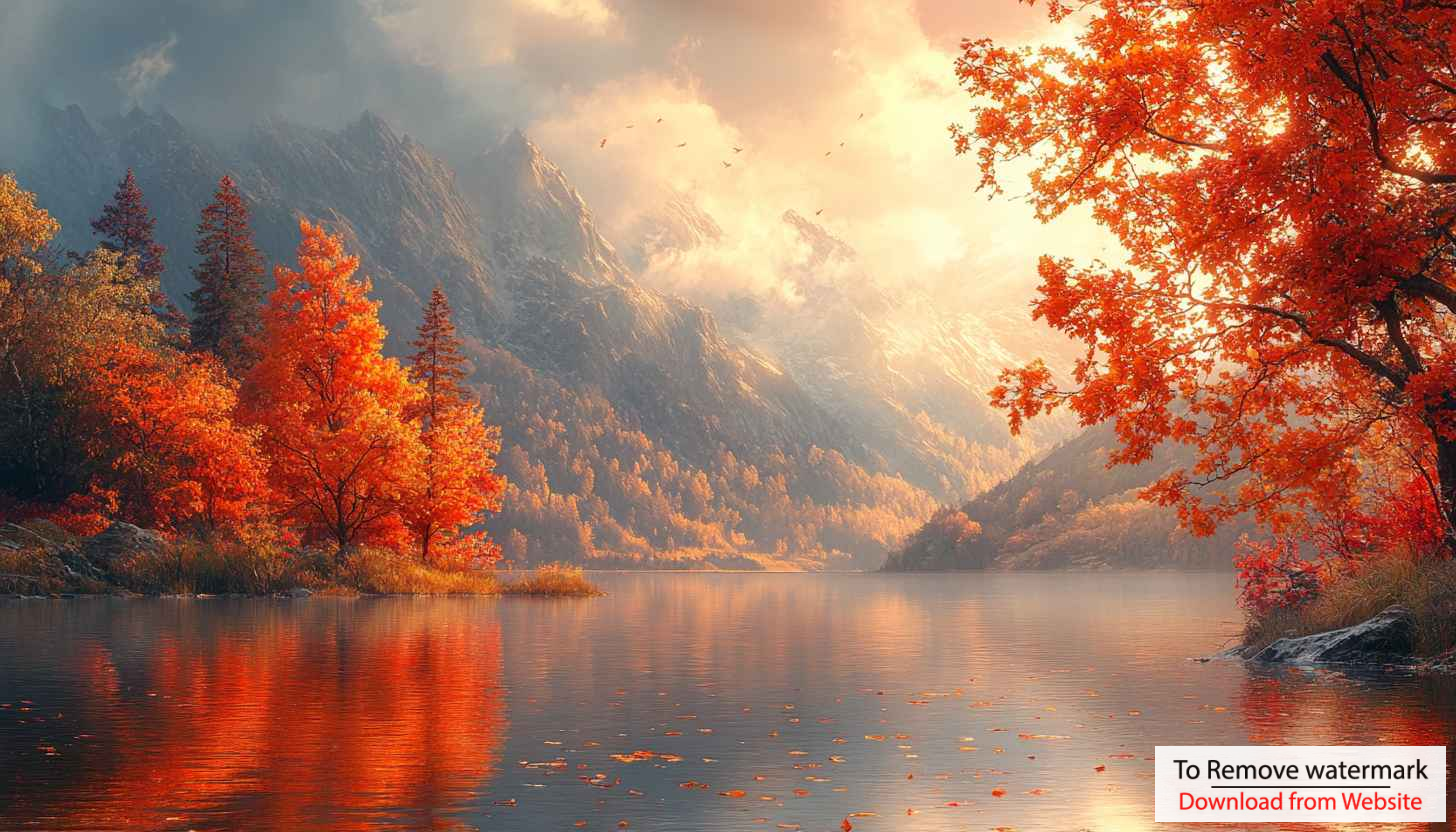 Autumn Lake 4K Desktop Background Free Fall Season Wallpaper Autumn Lake 4K Desktop Background Free Fall Season Wallpaper
